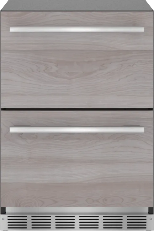 Freedom® Under Counter Double Drawer Refrigerator 24'' Panel Ready