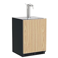 24-In Built-In Dispenser With Twin Wine & Beverage Tap With Door Style - Panel Ready, Dispenser Type - Twin Wine