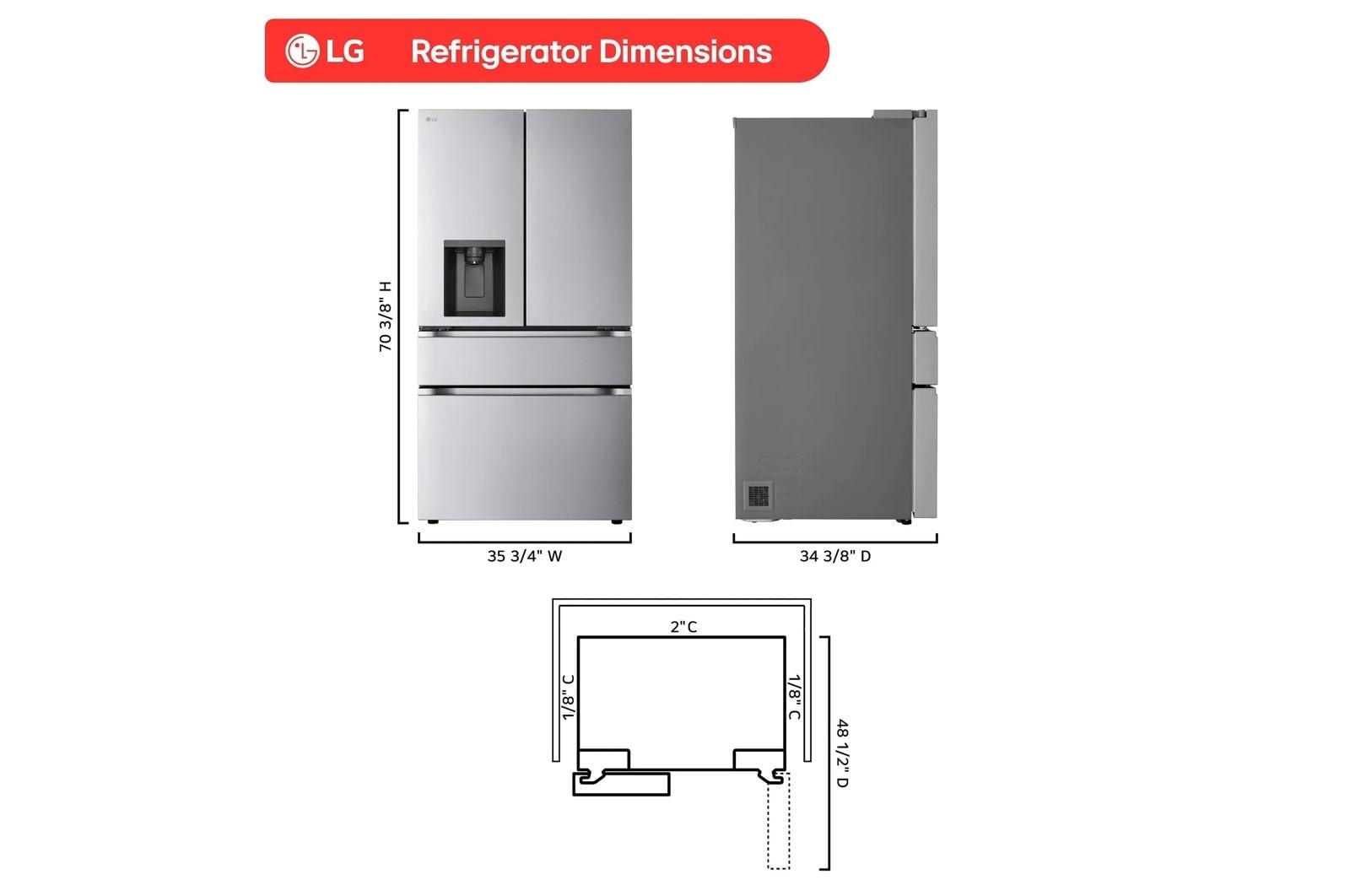 French Door Freestanding Refrigerator