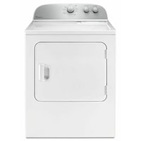 5.9 cu.ft Top Load Gas Dryer with AutoDry(TM) Drying System - White