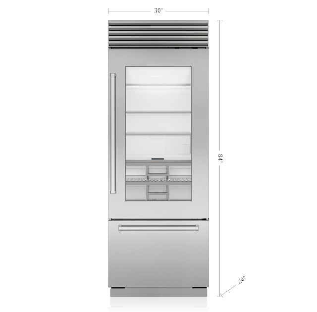 Bottom Freezer Built In Refrigerator