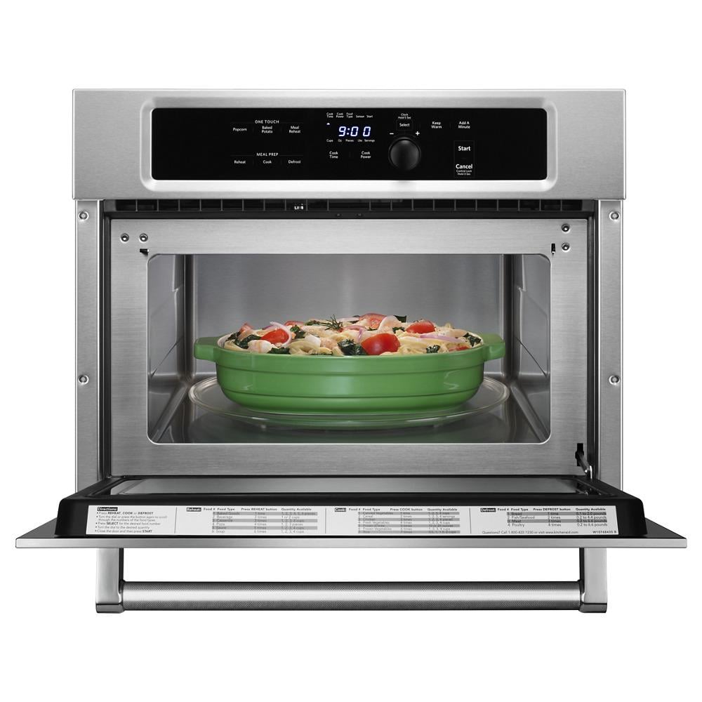 KitchenAid KMBS104ESS 24" Built In Microwave Oven with 1000 Watt