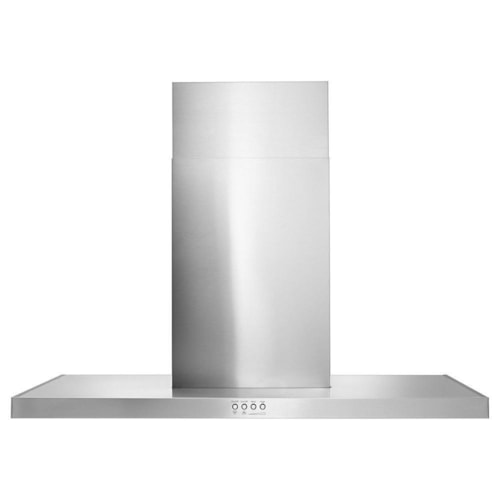 Whirlpool 36" Stainless Steel Wall Mount Flat Range Hood
