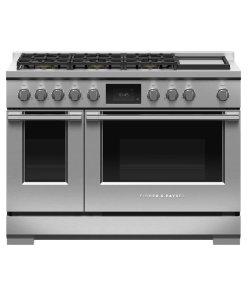 48" Series 9 Professional Dual Fuel 6 Burner With Griddle Range