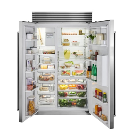 Side By Side Built In Refrigerator