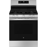 Ge(R) 30" Free-Standing Gas Convection Range With No Preheat Air Fry And Easywash(Tm) Oven Tray