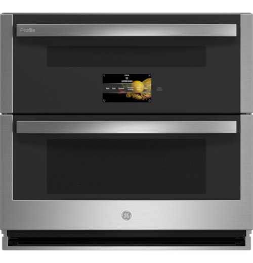 GE Profile 30" Smart Built-In Twin Flex Convection Wall Oven Stainless Steel