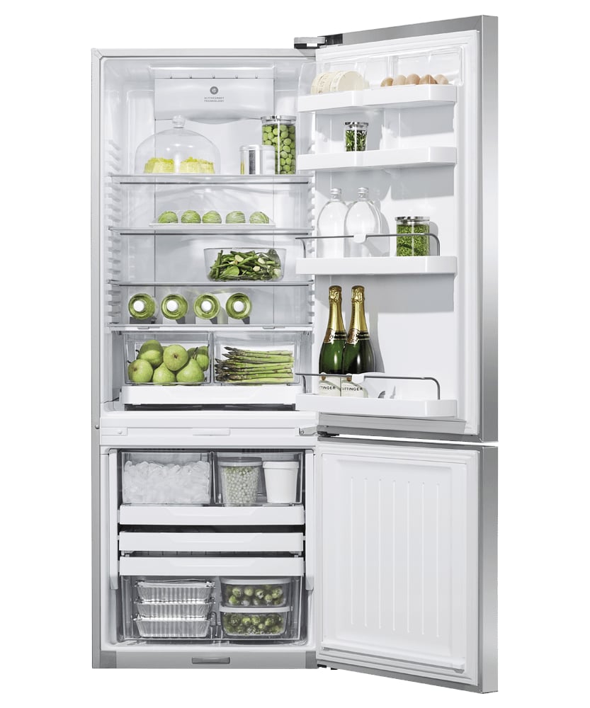 Fisher and Paykel Refrigerators Bottom Freezer Freestanding Refrigerator