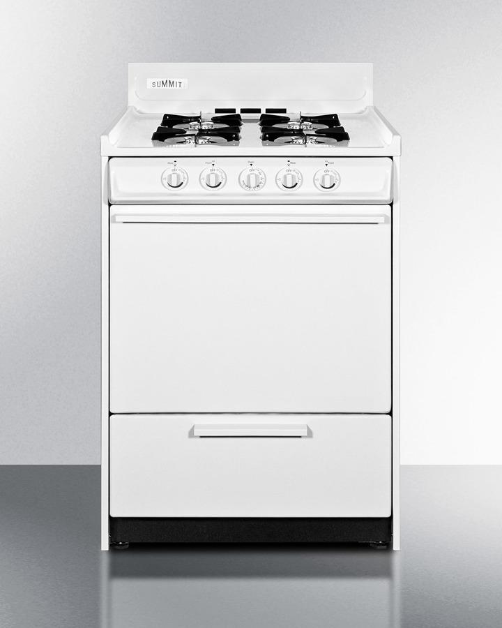 24" Free Standing Gas Range