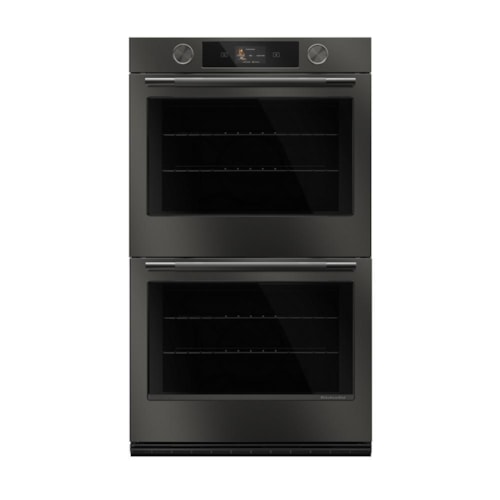30-Inch Smart Electric Double Wall Oven With Assisted Cooking Modes - Black Ore