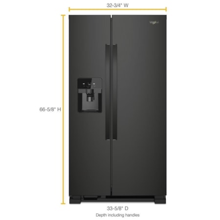 Side By Side Freestanding Refrigerator