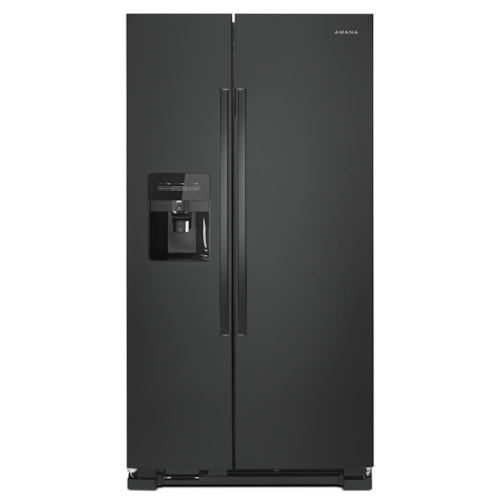 Amana  25 Cu. Ft. 36-Inch Side-By-Side Refrigerator With Dual Pad External Ice And Water Dispenser
