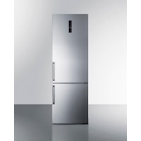 24" Wide Built-in Bottom Freezer Refrigerator With Icemaker