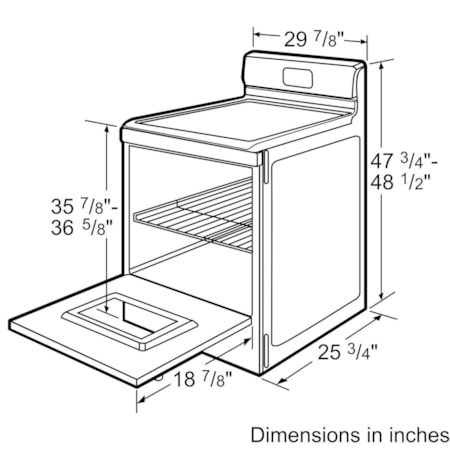 30&quot; Free Standing Gas Range