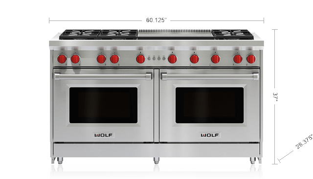 36" And Larger Free Standing Gas Range