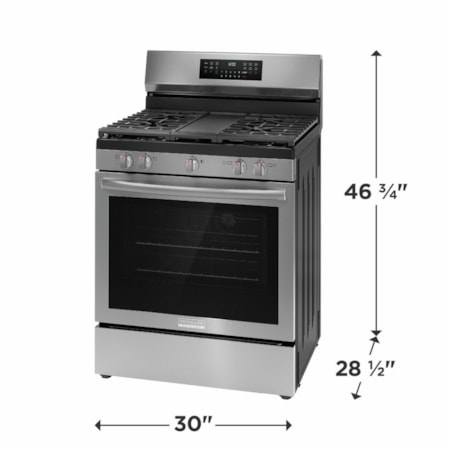 30&quot; Free Standing Gas Range