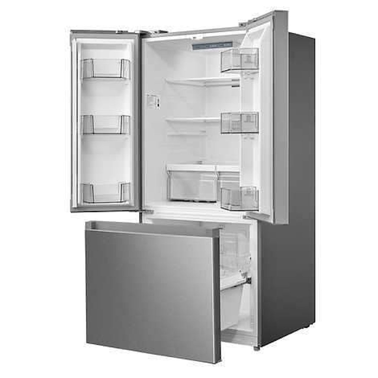 Midea Refrigerators French Door Freestanding Refrigerator