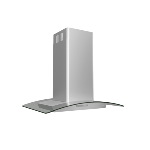 Milano Connect Island, 90Cm, Ss+Glass, Led, Act