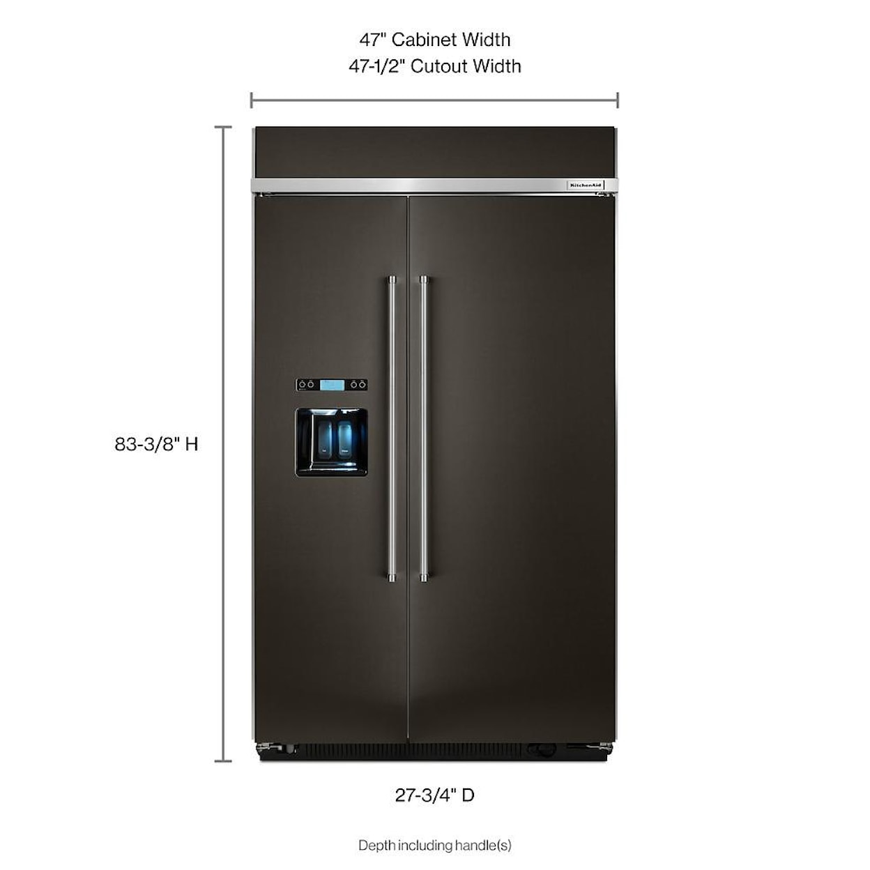 KitchenAid Refrigerators Side By Side Built In Refrigerator