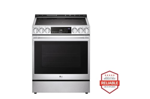 Lg Studio 6.3 Cu. Ft. Instaview® Electric Slide-In Range With Probake Convection® And Air Fry