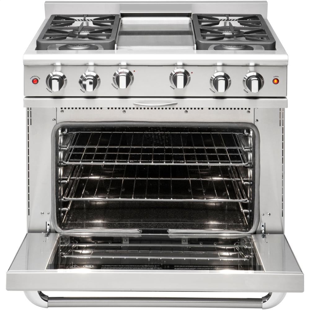 Capital MCR364GN 36" Gas Convection Range With 6 Sealed Burners 19K Btu