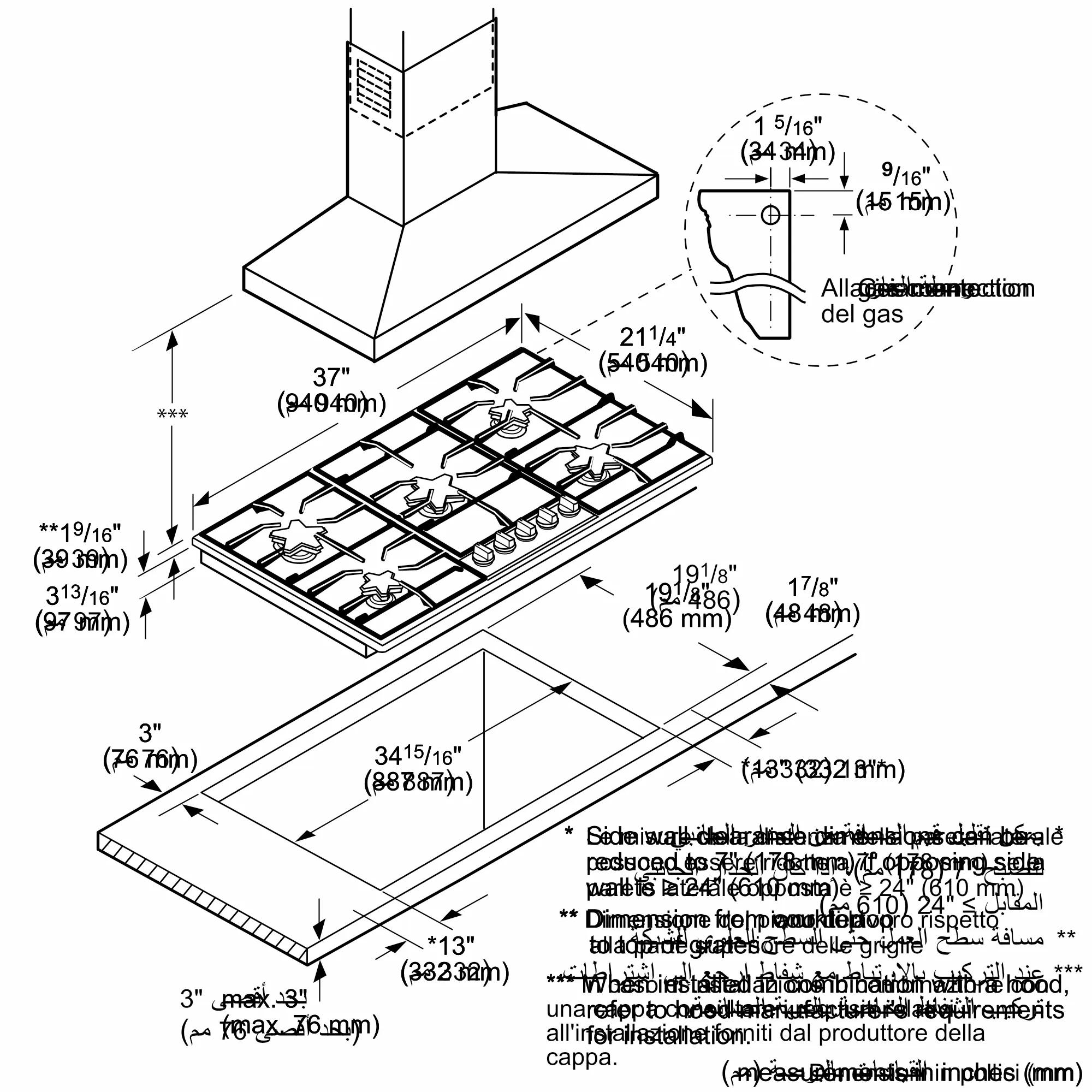 Thermador Gas Ranges Cooktops (Gas)