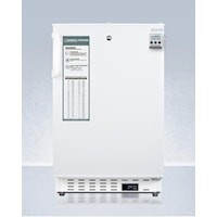 20" Wide Built-in Healthcare All-refrigerator, ADA Compliant