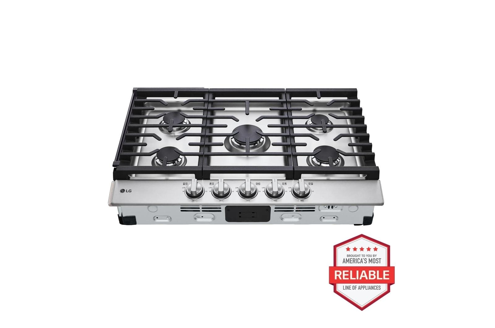 LG Gas Ranges LG Appliances Gas Cooktop
