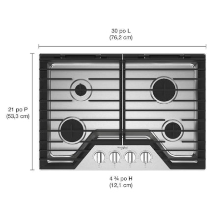 Whirlpool Gas Cooktop