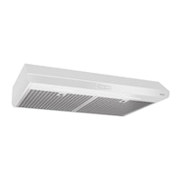 Broan(R) Sahale 30-Inch Convertible Under-Cabinet Range Hood, ENERGY STAR(R), 375 Max Blower CFM, White