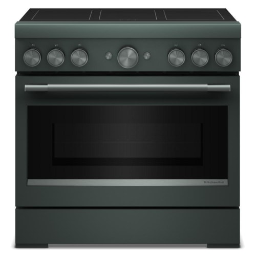 36-Inch 6-Element Induction Freestanding Commercial-Style Range With Air Fry