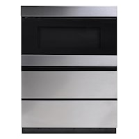 24 In. Under The Counter Microwave Drawer Oven Pedestal