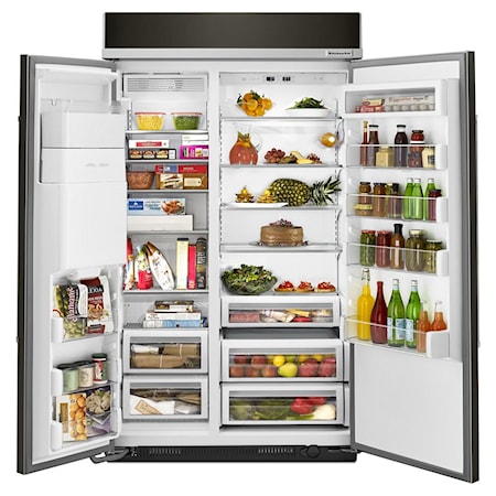 Side By Side Built In Refrigerator