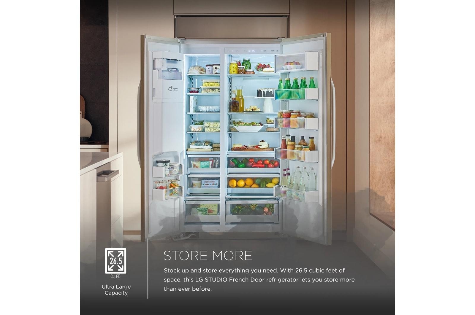 LG Appliances Refrigerators Side By Side Built In Refrigerator