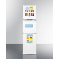 19" Wide Allergy-Free Refrigerator/General Purpose Refrigerator-Freezer Combination