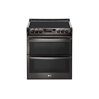 7.3 cu. ft. Smart wi-fi Enabled Electric Double Oven Slide-In Range with ProBake Convection(R) and EasyClean(R)