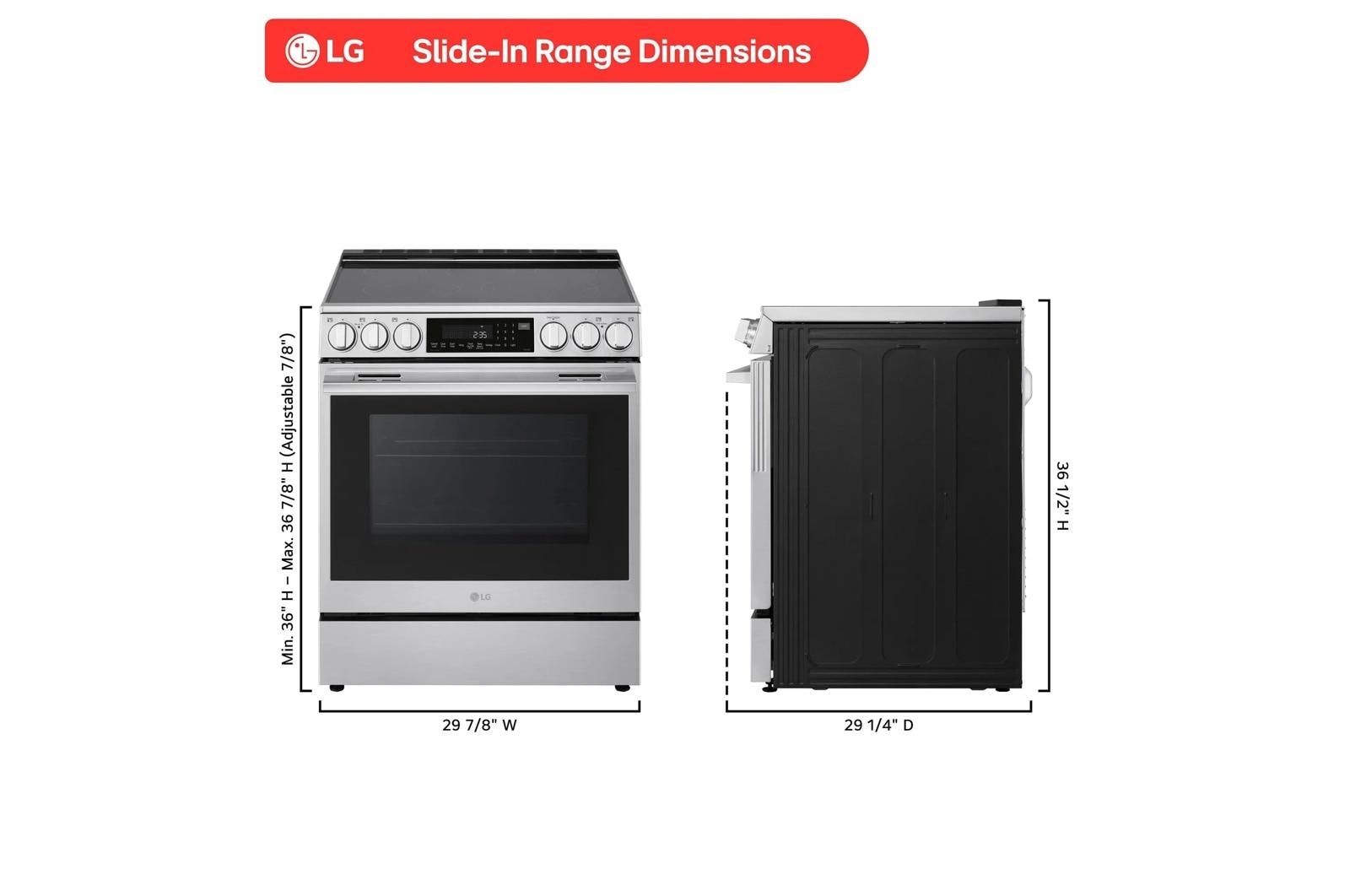 LG Electric Ranges Slide In Electric Range