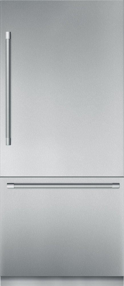 36-Inch Built-In Stainless Steel Professional Two Door Bottom Freezer