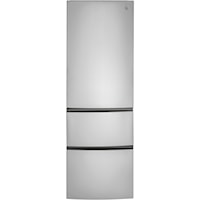 11.9 Cu Ft Bottom-Freezer Refrigerator Stainless Steel - GLE12HSPSS