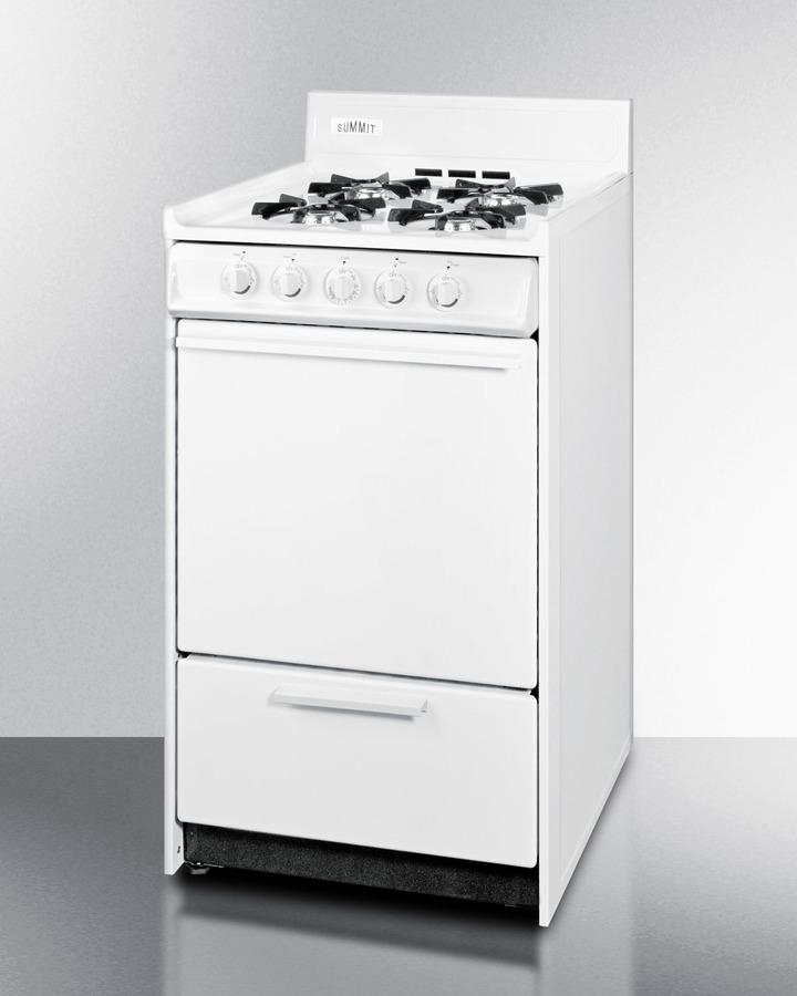20" Free Standing Gas Range