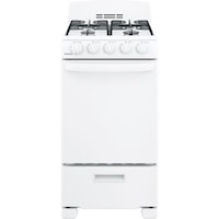 Hotpoint(R) 20" Front-Control Free-Standing Gas Range With Sealed Burners