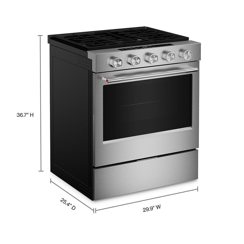 KitchenAid Gas Ranges Slide In Gas Range