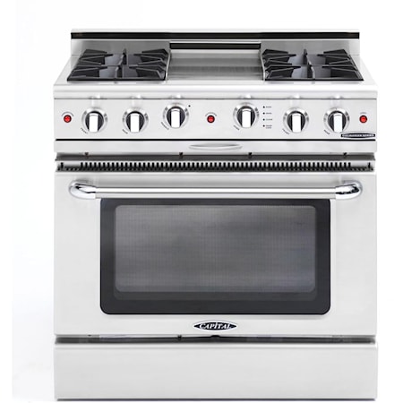 36" And Larger Free Standing Gas Range