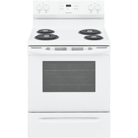 30" Freestanding Coil Electric Range
