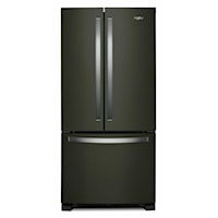 33-inch Wide French Door Refrigerator - 22 cu. ft. - Fingerprint Resistant Black Stainless
