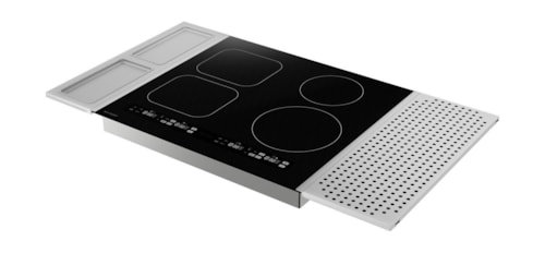Sharp Appliances 24 In. Induction Cooktop with Side Accessories