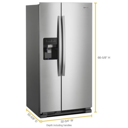 Side By Side Freestanding Refrigerator