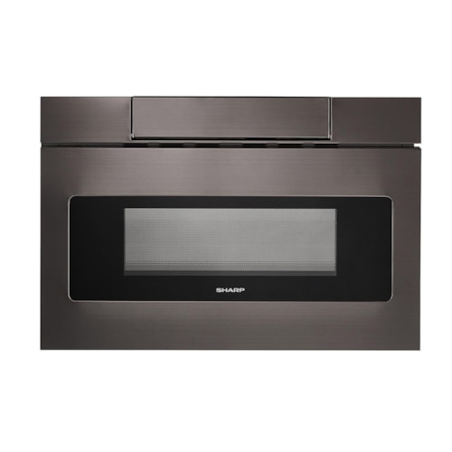 Sharp Appliances 24 In. 1.2 Cu. Ft. 950W Black Stainless Steel Microwave Drawer Oven