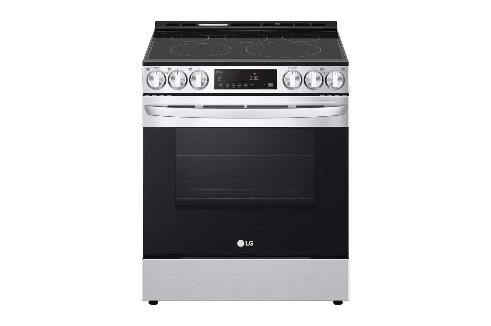 LG 6.3 cu ft. Smart Wi-Fi Electric Range with Air Fry - LREL6323S