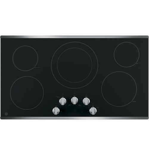 GE 36" Radiant Electric Cooktop Stainless Steel
